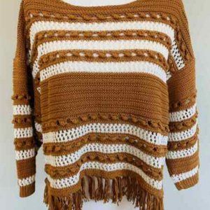 LOFT Lou & Grey Fringe Sweater